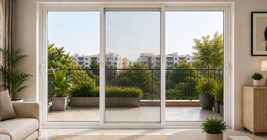 Cover image for Why 3 Track Sliding Windows Are Ideal for Balconies with Mosquito Mesh