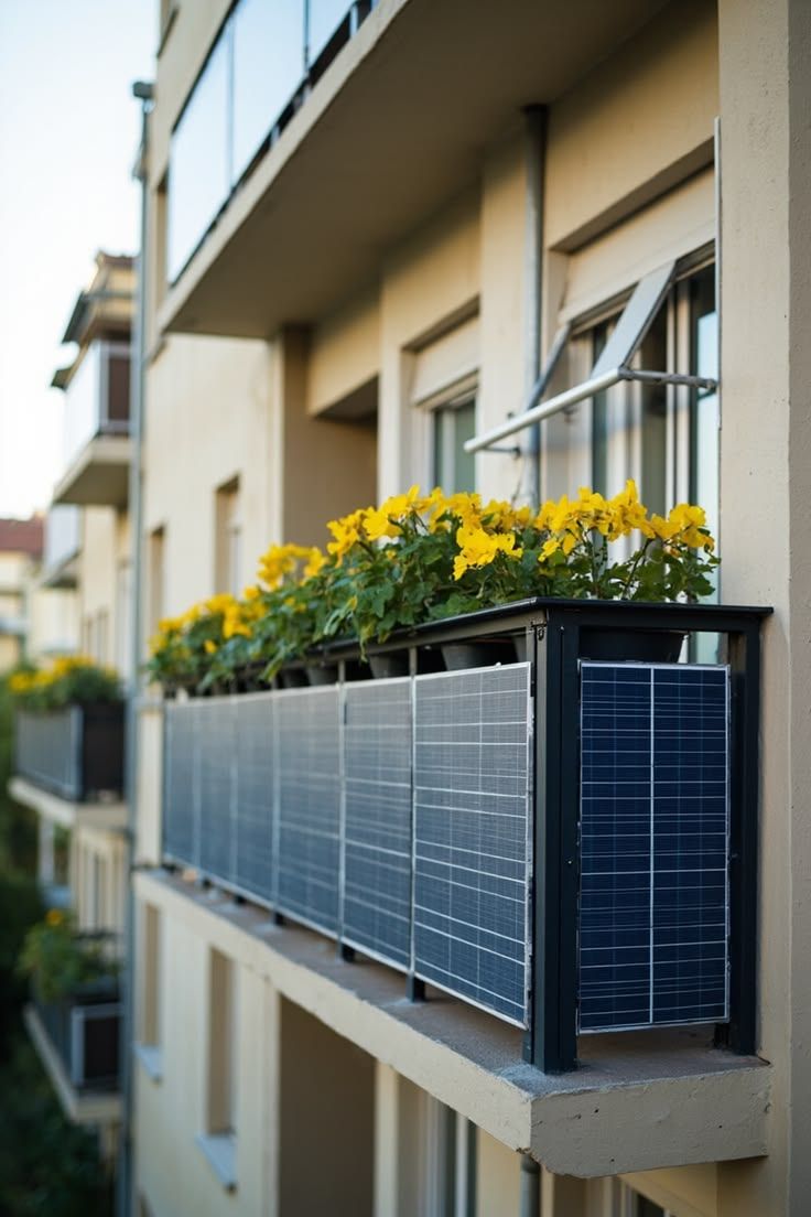 balcony solar panels in India