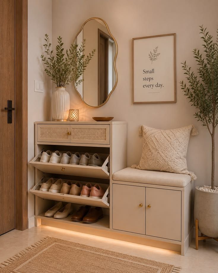 Entryway Shoe Storage Design Ideas