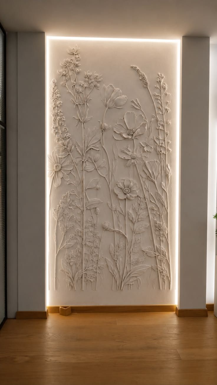 Floral and Organic Wall Textures