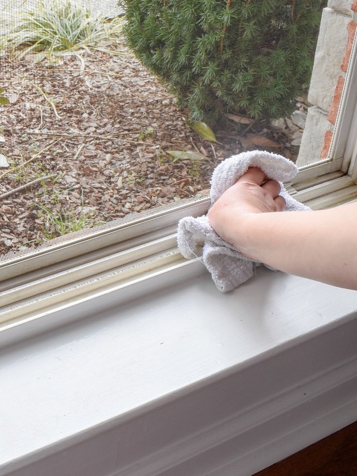 How to clean uPVC windows