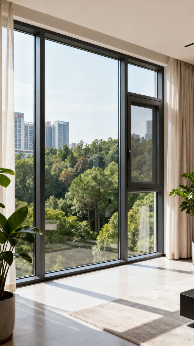 Laminated uPVC Windows