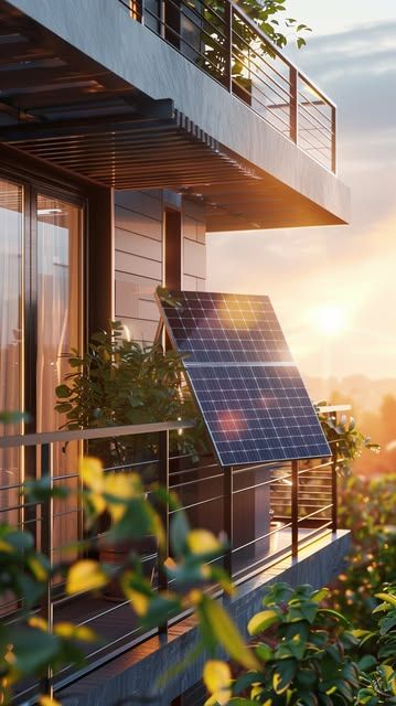 balcony solar panels in India