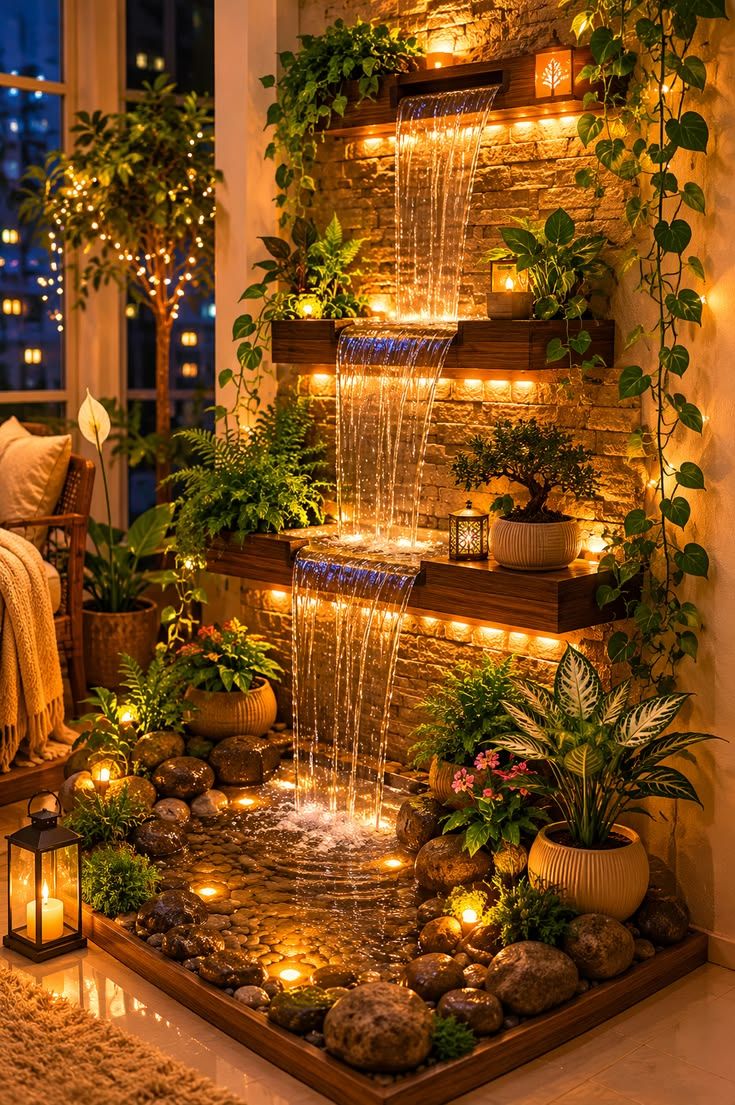 Luxury Indoor Mini Waterfal