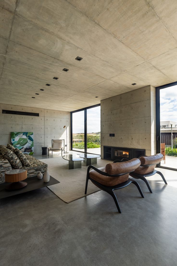 Polished Cement Ceilings for Contemporary Homes