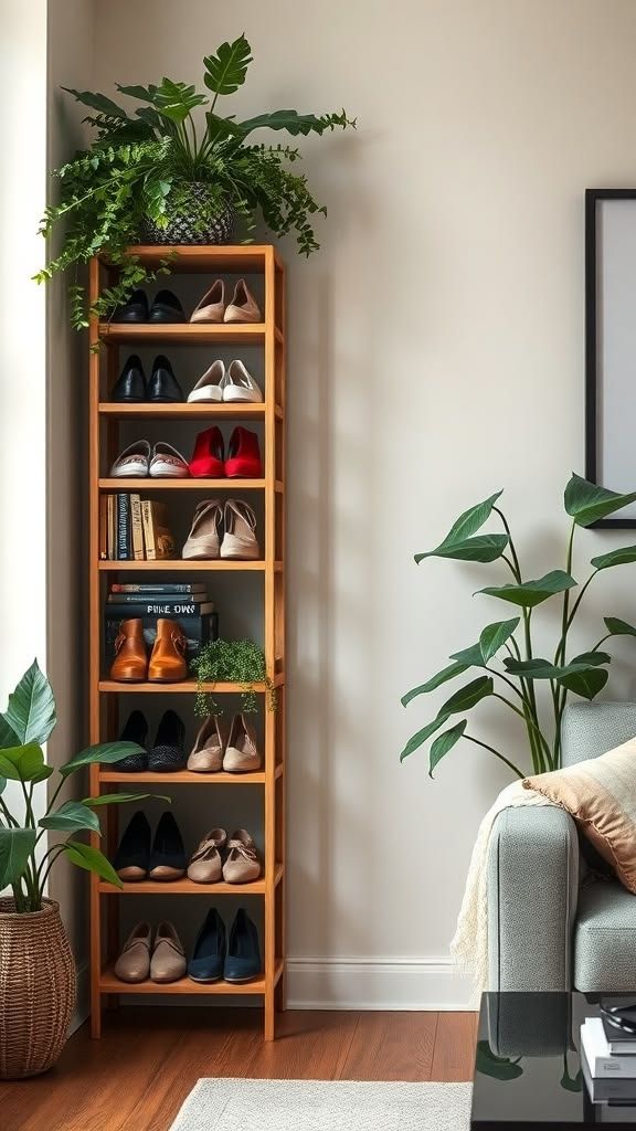 Space-Saving Shoe Rack Designs for Small Homes