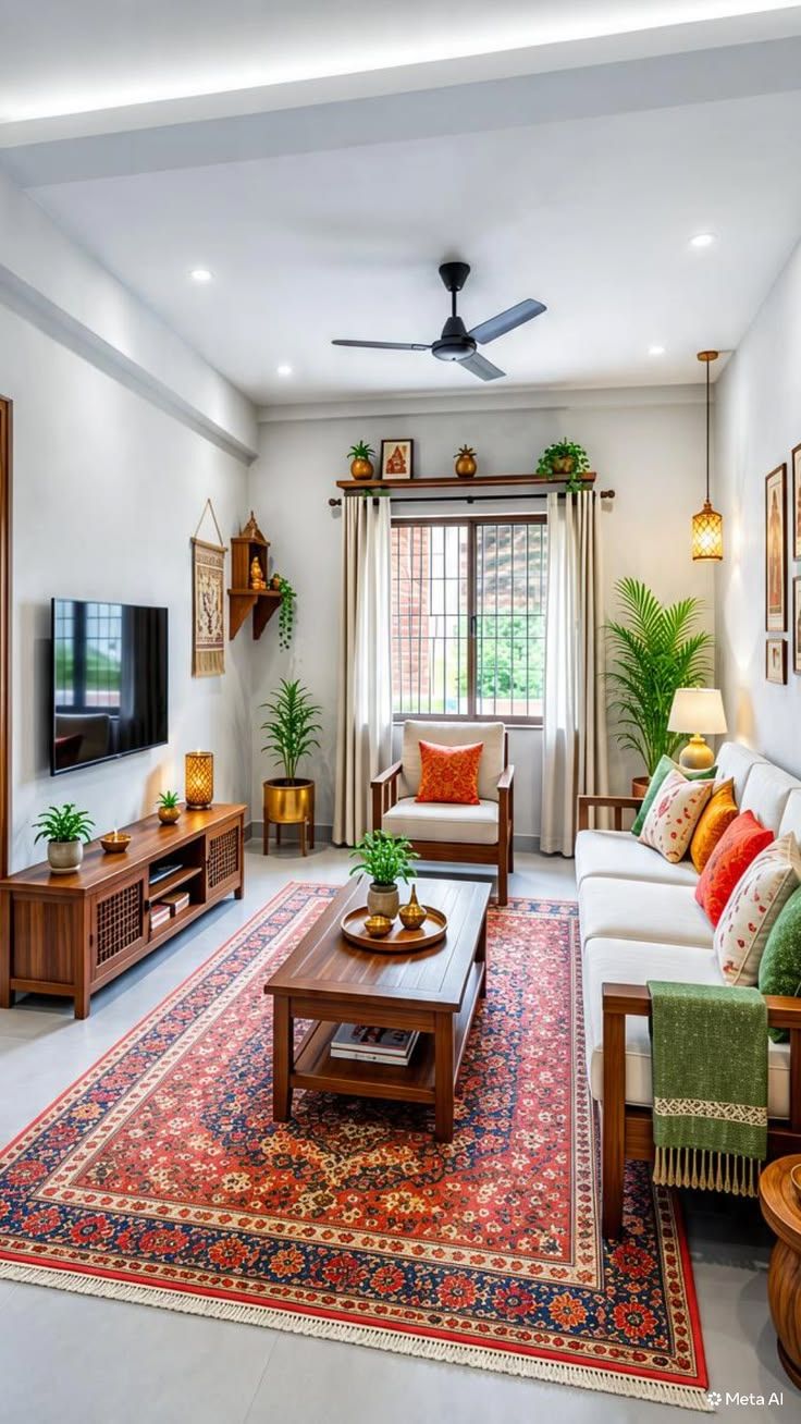 Standard Living Room Size in Indian Homes