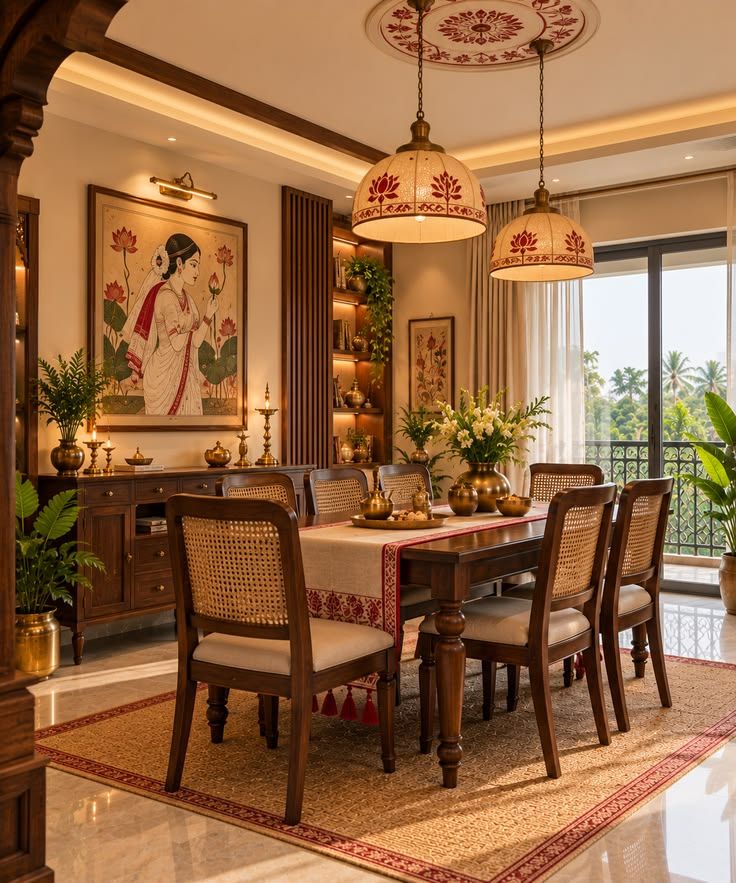 Traditional Indian Dining Room Ideas with Timeless Appeal