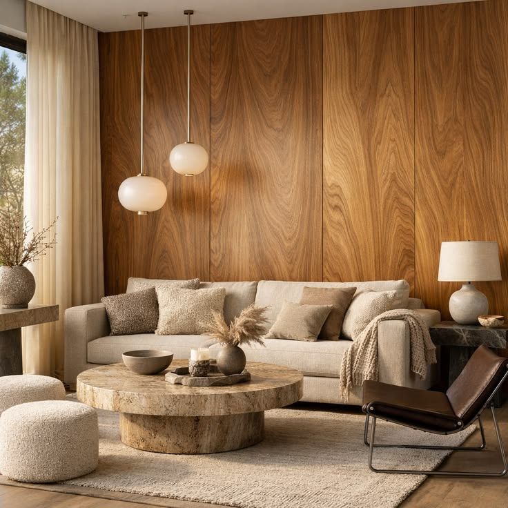 Wood-Finish Wall Texture