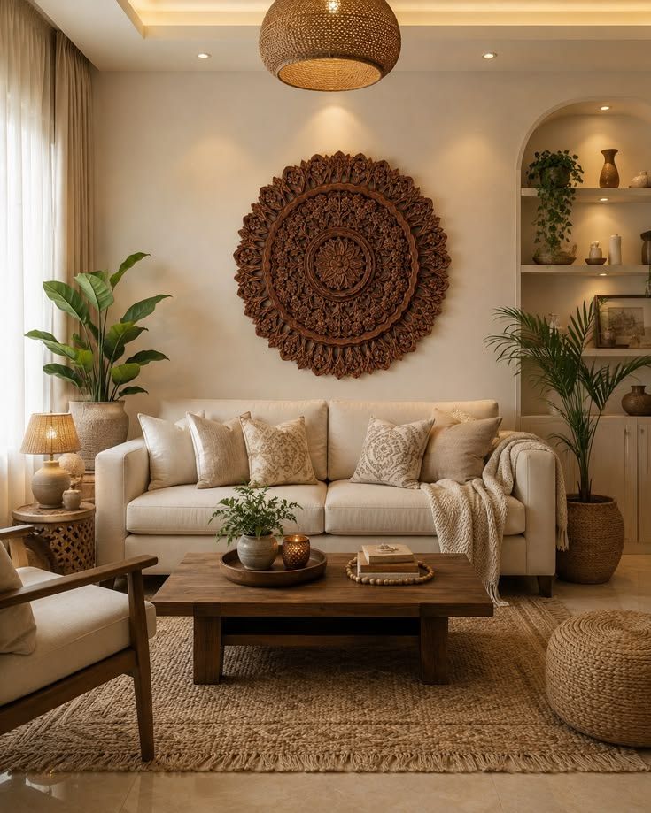 Wooden Mandala Wall Art