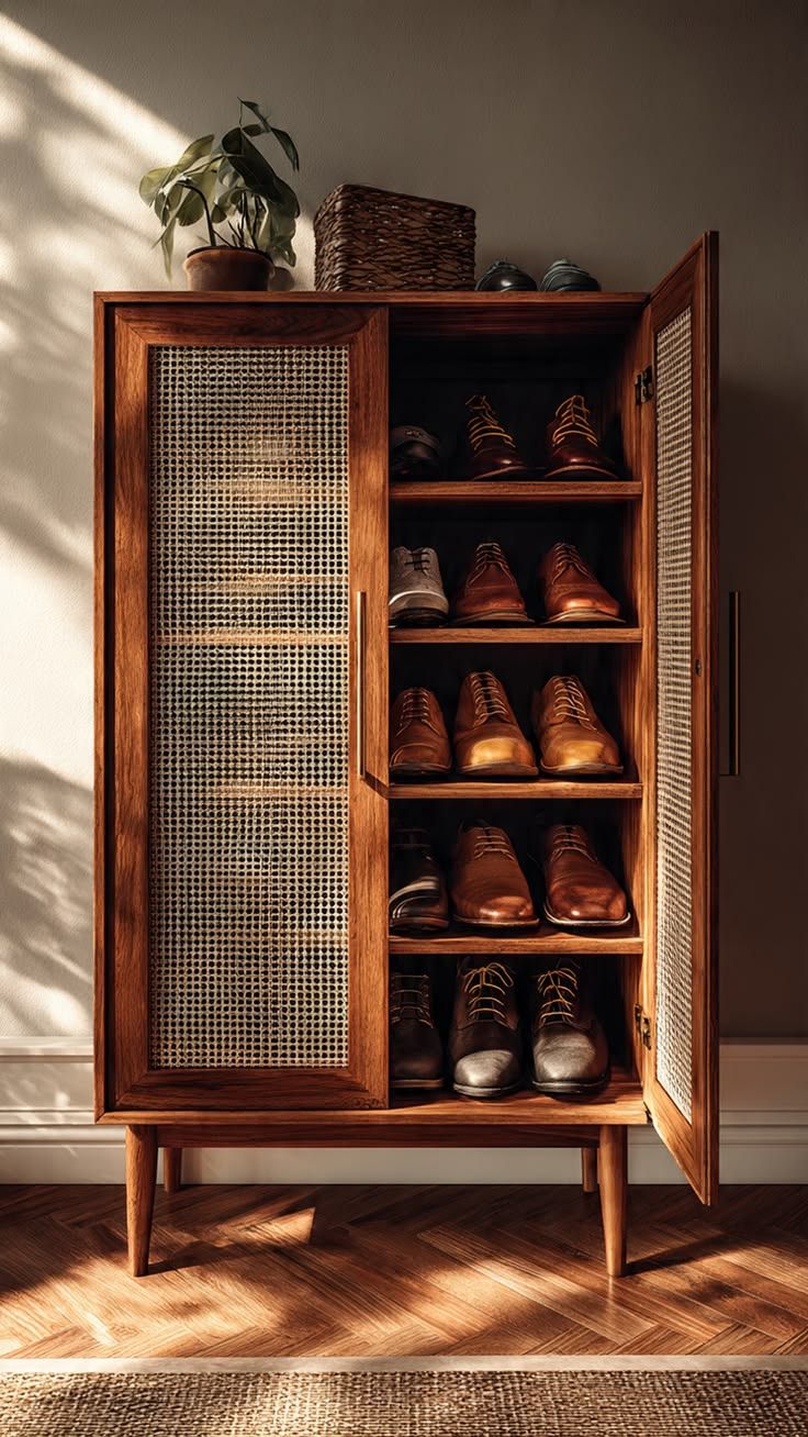 Wooden Shoe Rack Ideas
