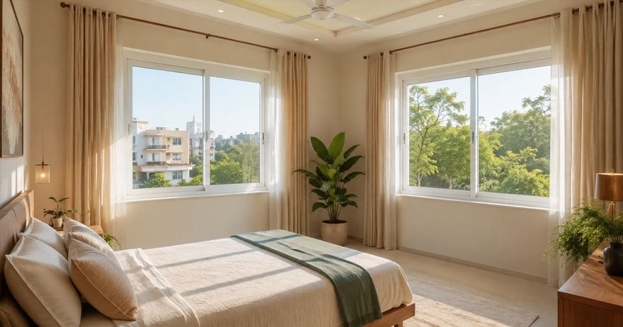 bedroom windows