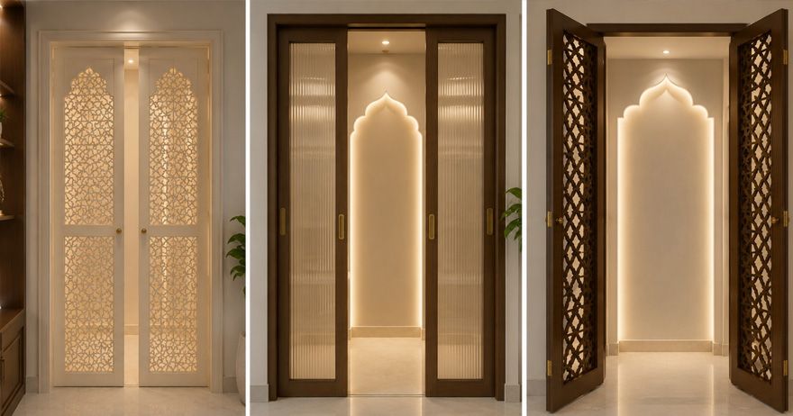 pooja room door designs