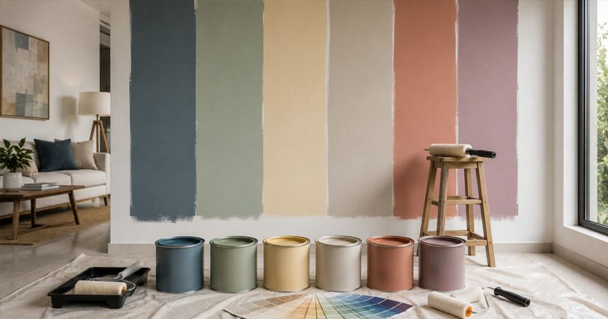 types of wall paints