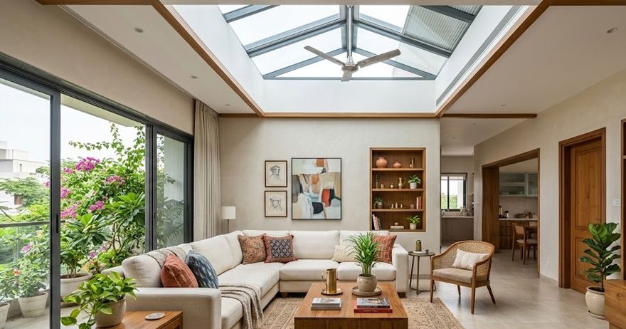 Cover image for Skylight Design for Indian Homes: Bring in Natural Light Without the Heat