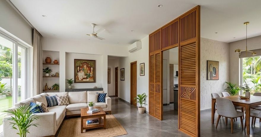 Cover image for Room Partition & Divider Ideas for Open-Plan Homes: Stylish Ways to Define Spaces
