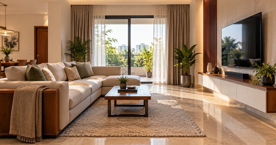 Cover image for Living Room Spacing Rules: Sofa-to-TV Distance, Walkways & Layout Guide