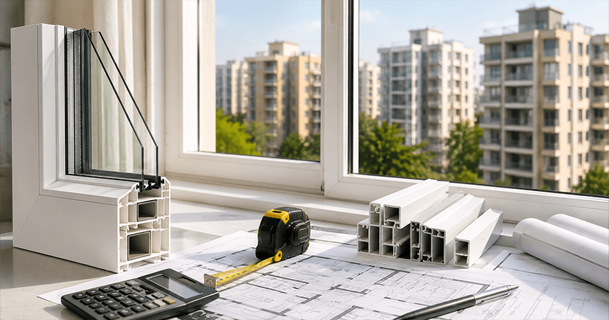 upvc windows cost for 2bhk and 3bhk