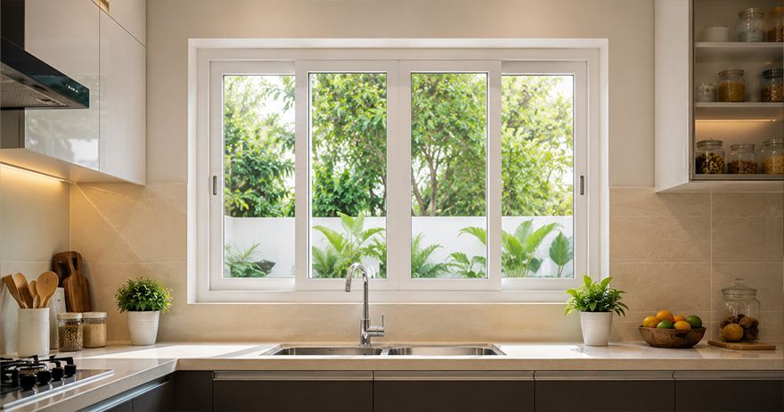 Cover image for Best Kitchen Window Designs in India: Ventilation, Easy Cleaning & Maintenance Tips