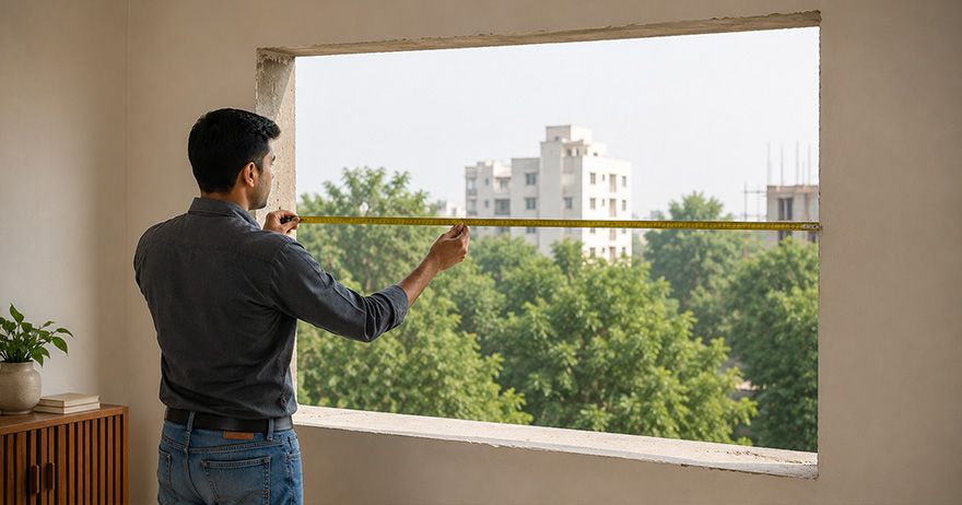 how to measure window size