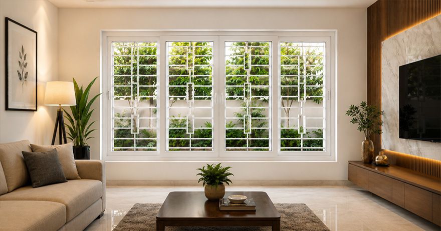 modern window grill designs