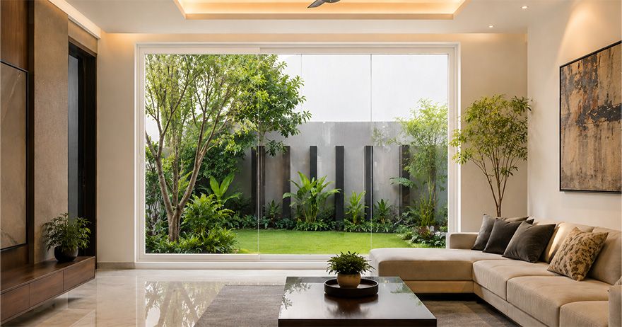 modern glass window design