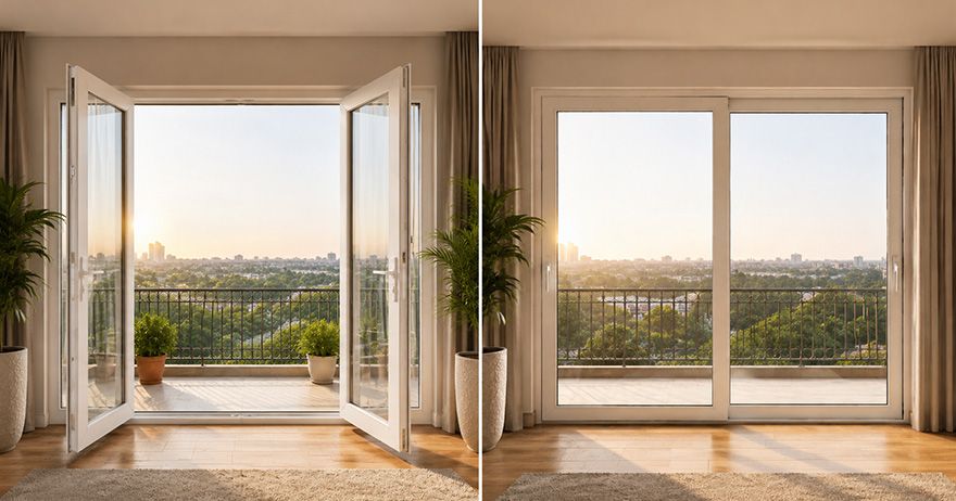 French doors vs sliding doors