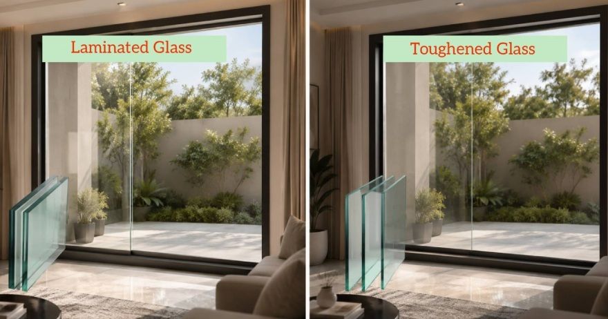 toughened vs laminated glass