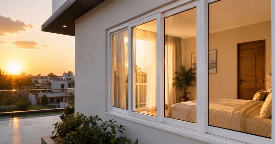 east-facing vs west-facing windows
