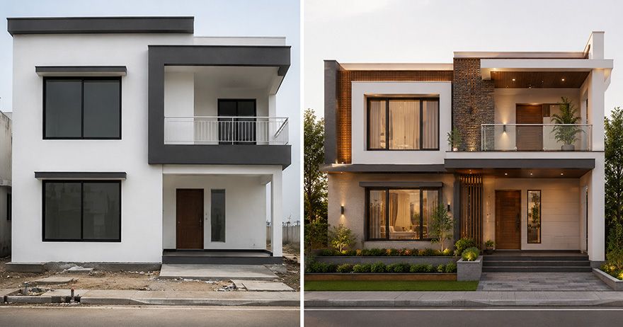 house elevation design