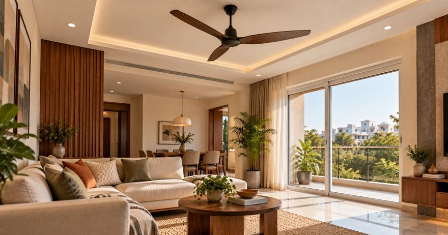 ceiling fan placement