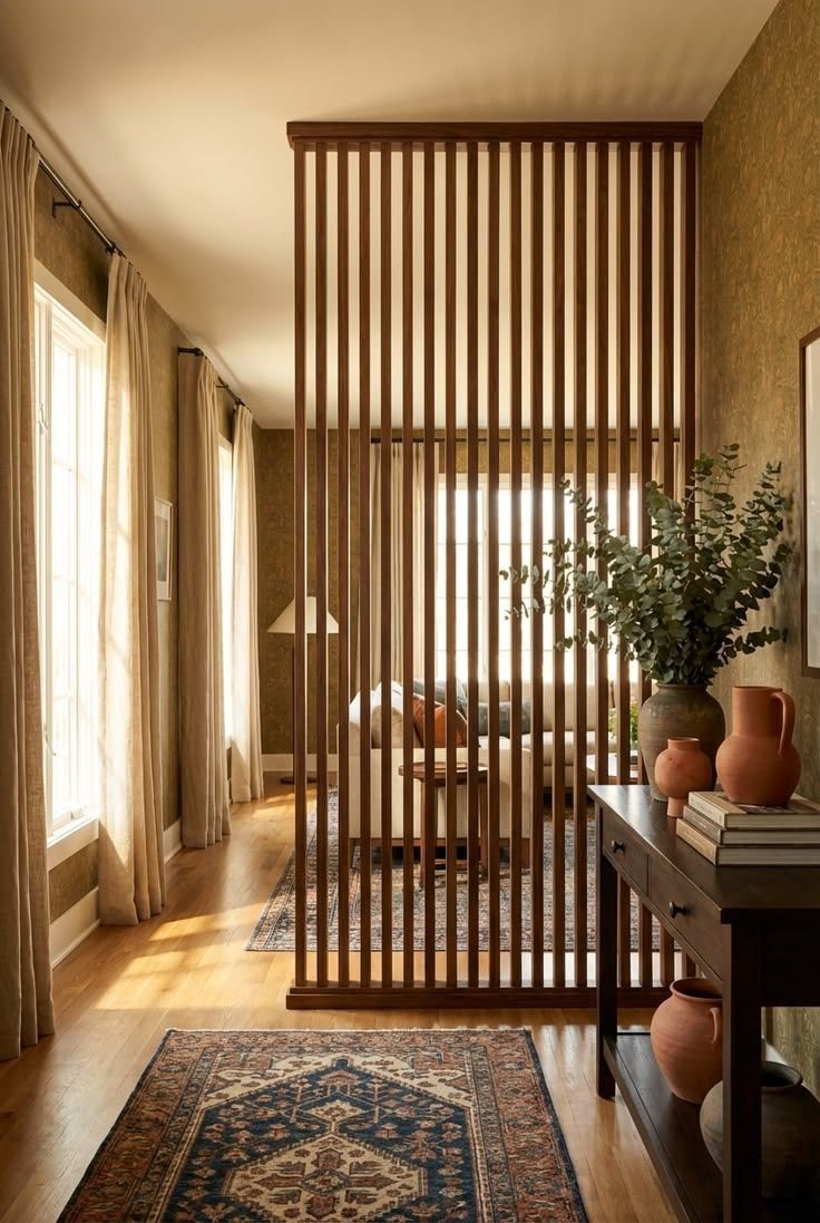 Wooden Screens and Slatted Partitions