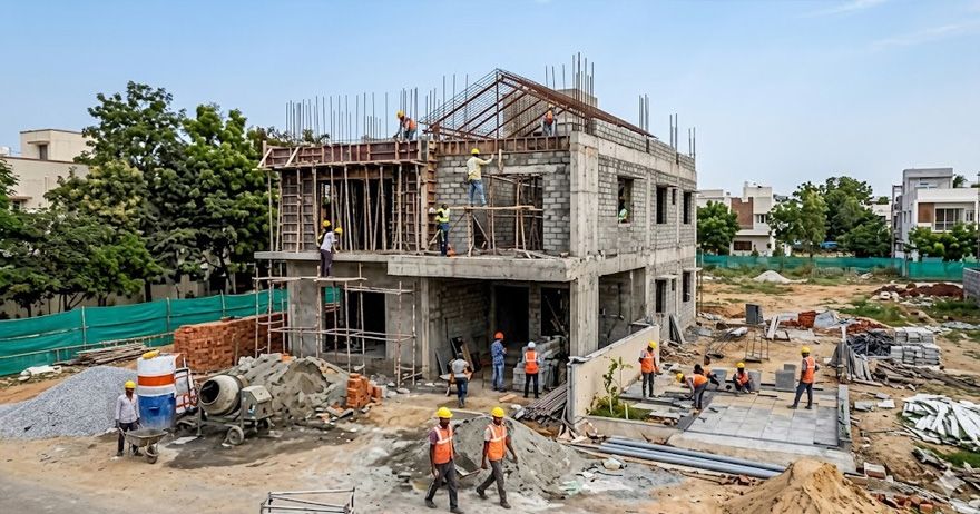house construction timeline