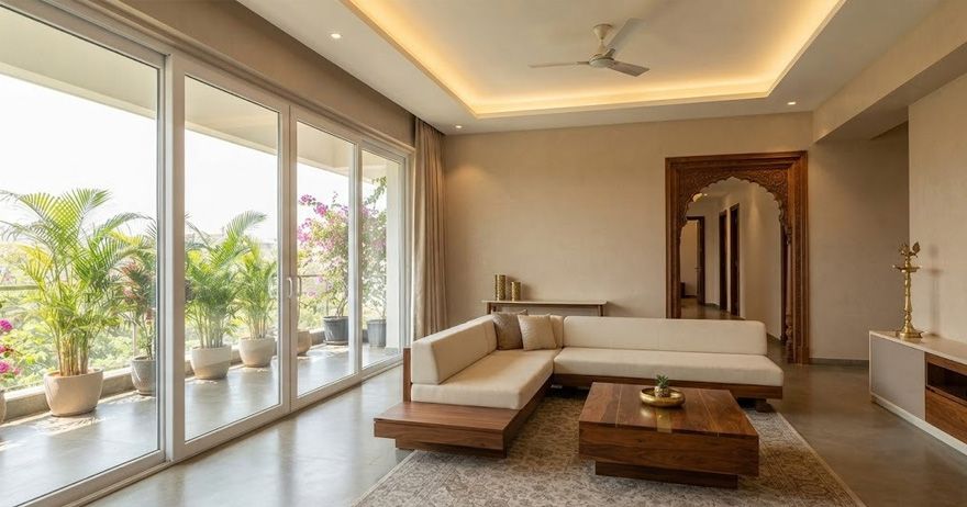 Cover image for Best Ceiling Height for Modern Indian Homes: Ideal Room Height Guide
