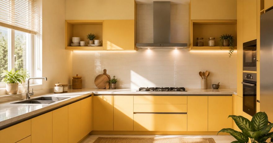 Cover image for Kitchen Colour Vastu Shastra: Best Colours for a Positive & Harmonious Kitchen