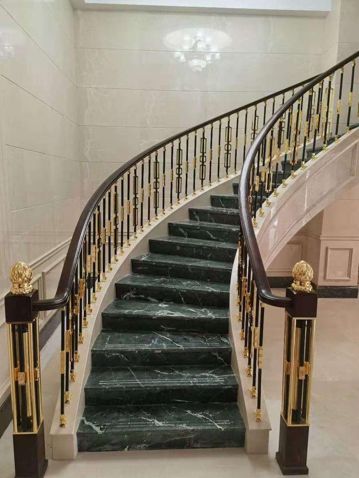 marble stone stair steps