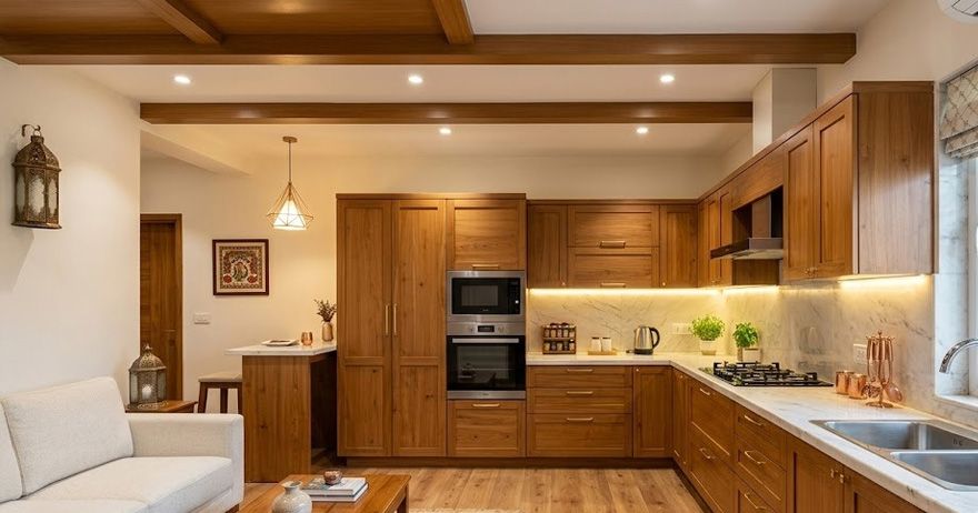 Cover image for Modular Kitchen Layout Types: L, U, Parallel, Island & G-Shaped Designs Explained