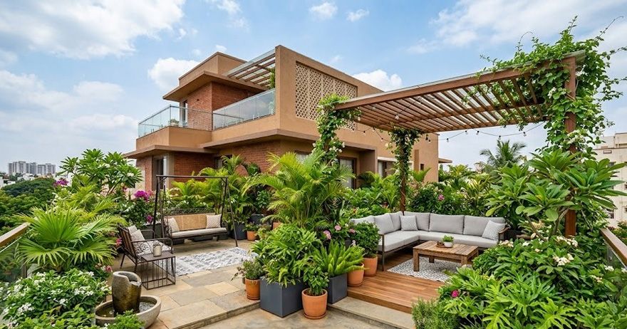 terrace garden design